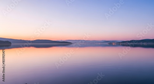 Wallpaper Mural Sunrise over Xuan Huong Lake in Da Lat, Vietnam with Serene Morning Light Torontodigital.ca