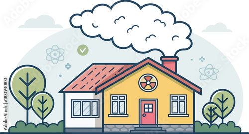 Radon Gas Emitting from House A Toxic Hazard for Buildings