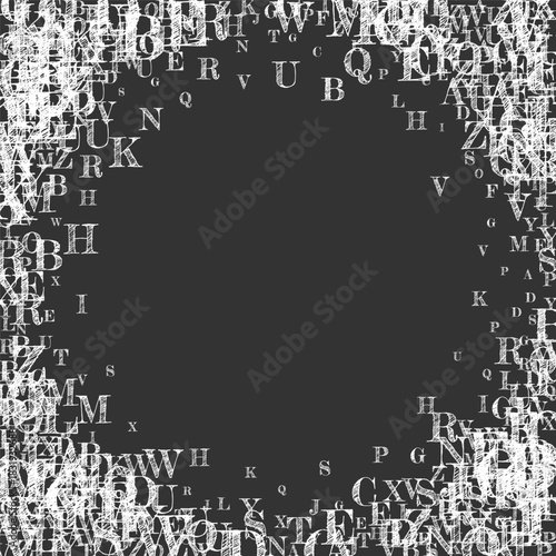 Concept of school background. White chalk