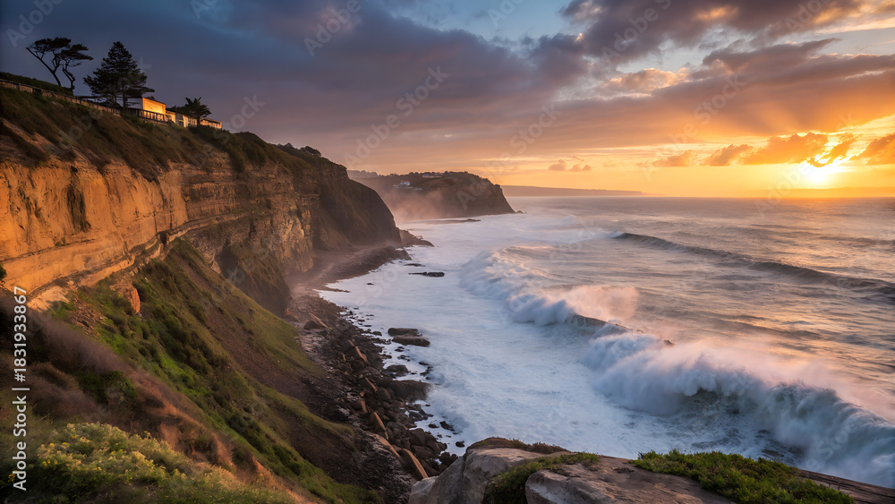 Naklejka premium Smart Technology and Data Intelligence