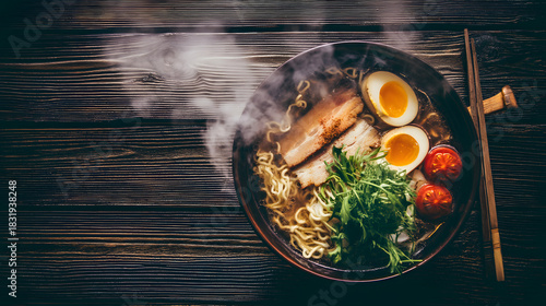 Steaming Ramen Bowl
