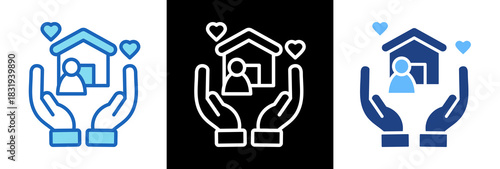 Public Welfare line color icon