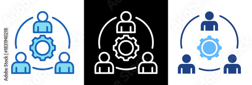 Community Development line color icon