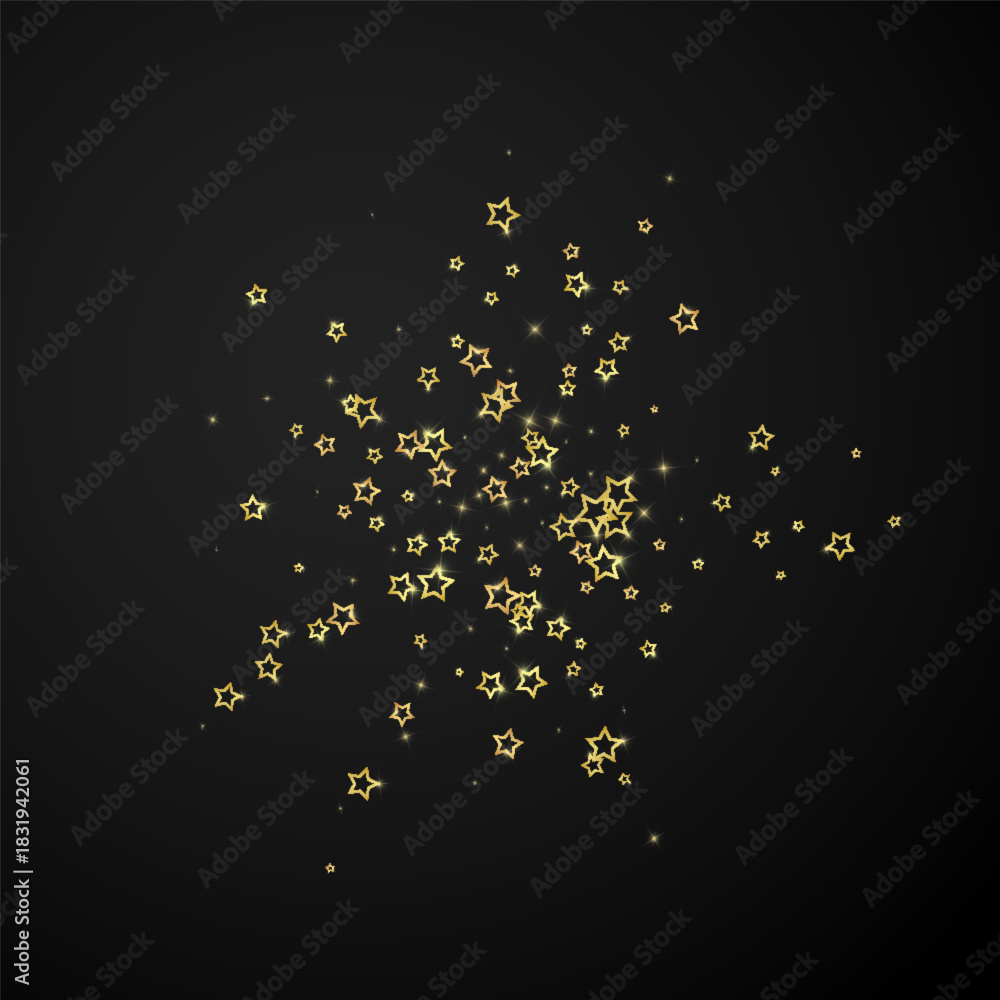 Fototapeta premium Starry night fairy tale background.