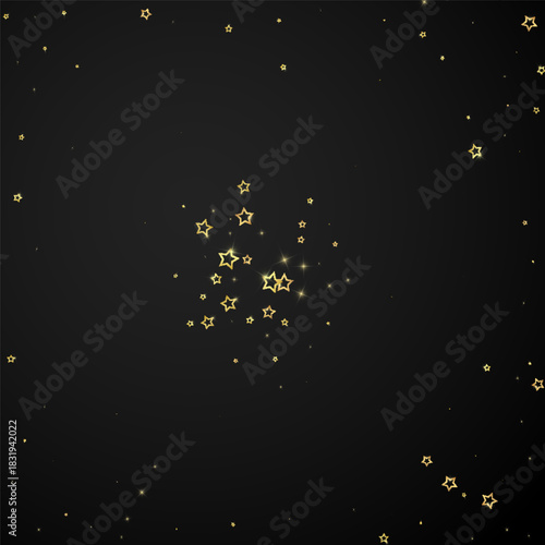 Starry night fairy tale background.