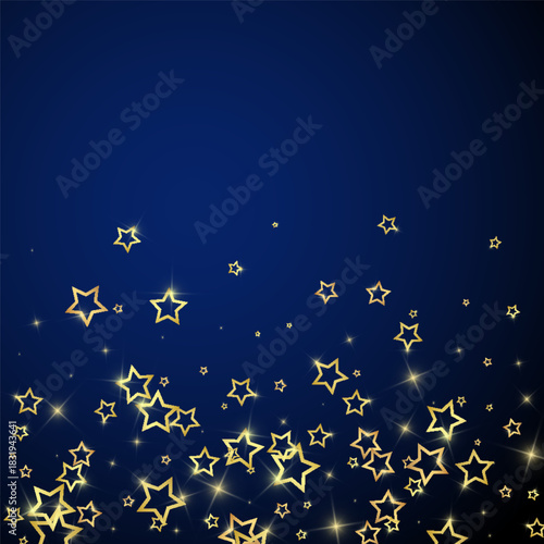 Christmas stars vector overlay.