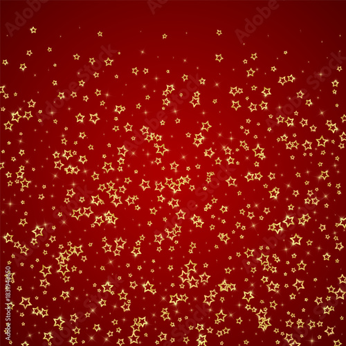 Christmas stars vector overlay.