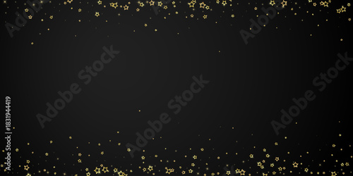 Christmas spirit. Scattered falling stars.