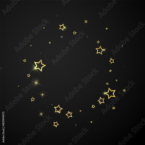 Starry night fairy tale background.