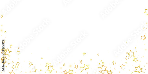Christmas stars vector overlay.