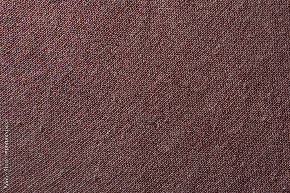 Fototapeta premium Closeup of Brown Woven Fabric Texture