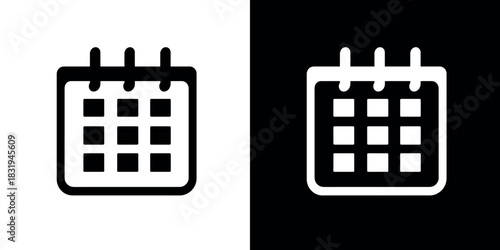 Secured Folder Icon with Keyhole Black and White Inverted Element