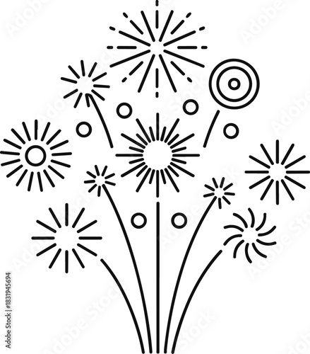Colorful New Year celebration vector with party hat, midnight clock, confetti, balloons forming 2026, and festive elements. Perfect for holiday designs, greeting cards, and seasonal marketing.