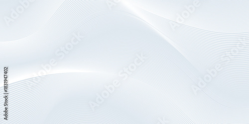 Premium background design with white line pattern (texture) in luxury pastel colour. Abstract horizontal vector template for business banner, formal backdrop, prestigious voucher, luxe invite