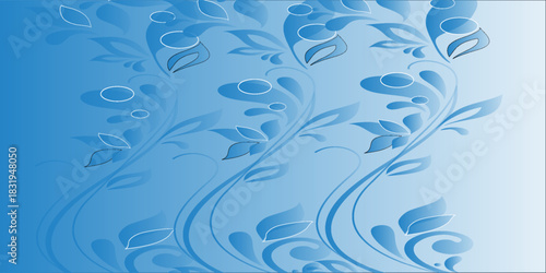 Spring colors background with floral decoration