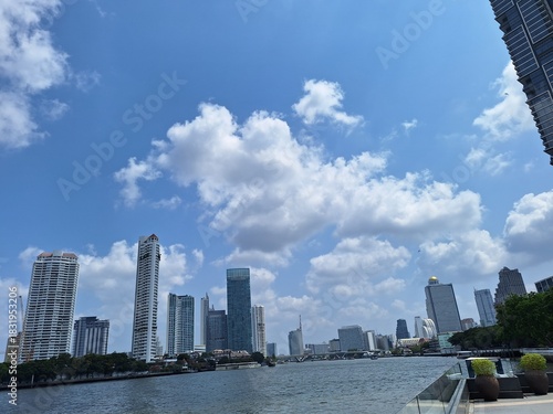 skyscrapers in the city