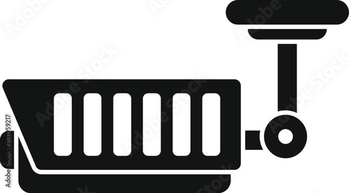Security camera icon showing surveillance monitoring system