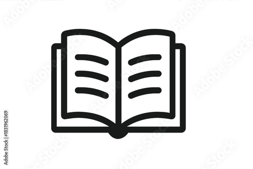 Open book with blank pages showing potential for creativity and new ideas in a learning environment