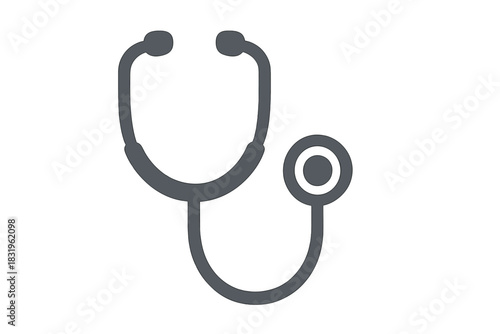 Stethoscope used in a medical setting for patient examinations and health assessments