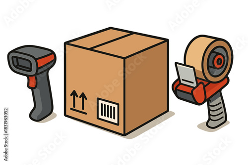 Tools for efficient packaging and shipping in a logistics setting
