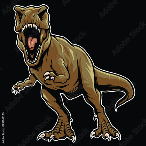 vector dinosaurs illustration design art
