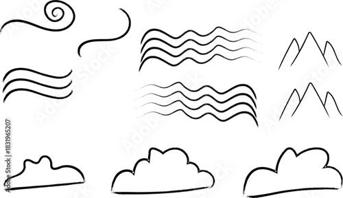 vector illustration of a cartoon illustration 