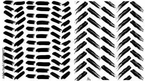 Bold brushstrokes create a dynamic graphic, perfect for backgrounds and patterns, offering a modern and artistic touch to any creative project