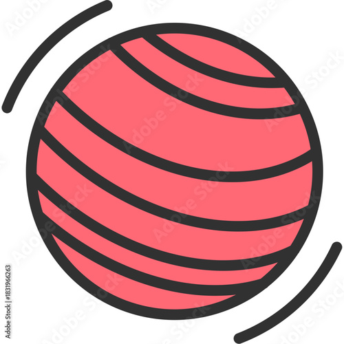 Yoga Ball Icon