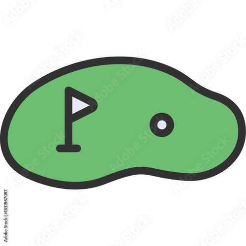 Golf Field Icon