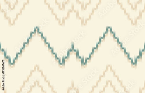Ethnic abstract ikat art. Aztec ornament print. geometric ethnic pattern seamless  color oriental.  Design for background ,curtain, carpet, wallpaper, clothing, wrapping, Batik, vector illustration.