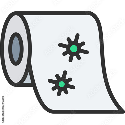 Toilet Paper Icon