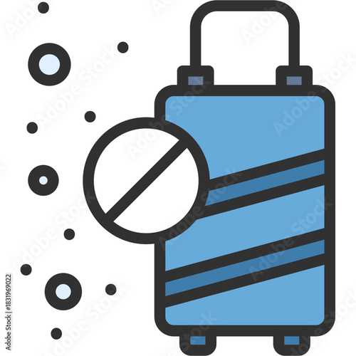 No Traveling Icon