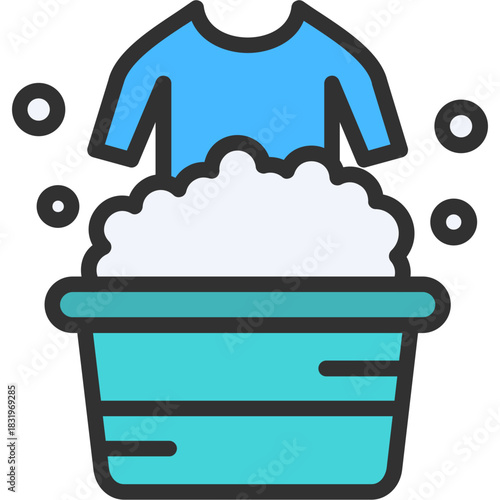 Washing Clothes Icon