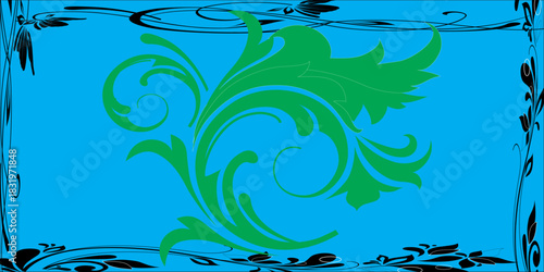 Seamless abstract pattern. Floral waves background for wallpaper, surface textures, wallpapers, wrapping, paper and fabric.