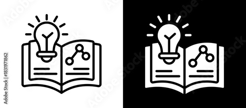 Theory whiteblack icon