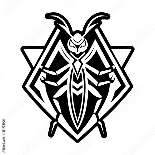 Glyph Style Mantis Logos
