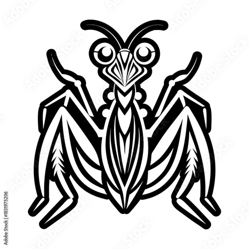  Glyph Style Mantis Symbols 