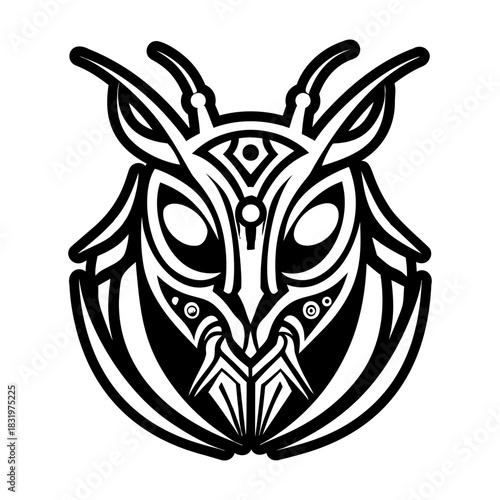  Glyph Style Mantis Symbols 