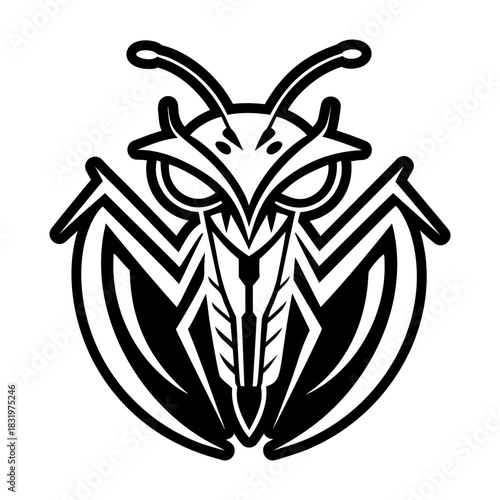  Glyph Style Mantis Symbols 
