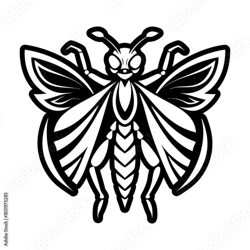  Glyph Style Mantis Symbols 