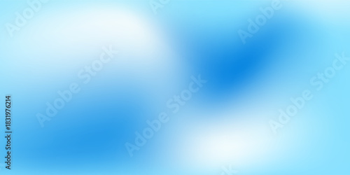 Blue sky clear soft texture abstract banner. Blur background.