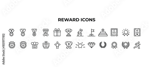 Reward and Achievement Icons Collection