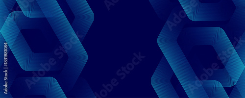 Modern medical or health care scientific abstract background with hexagons. Geometric stripe line art design for poster, brochure, cover, banner, header, website, presentation template