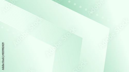 Futuristic light green arrow shapes background representing growth and success.
