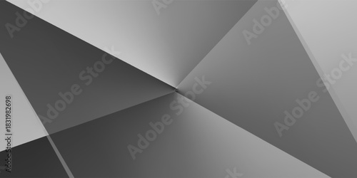 Abstract white and gray triangle vector background. texture white pattern
