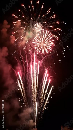 Fireworks in the Sky, New Year Celebration, Celebration Fireworks.