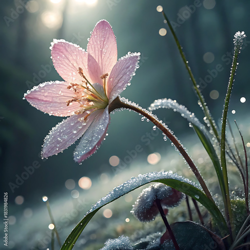 Wallpaper Mural Lily of the Valley in the rain Torontodigital.ca