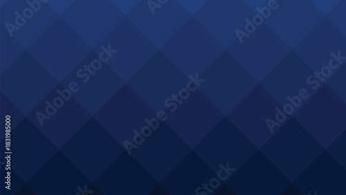 Dark Blue Diamond Pattern Gradient Background abstract