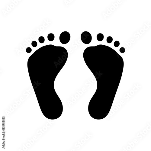 Human Footprints - Icon of Balance and Journey