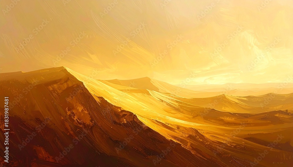 Naklejka premium Simple gradient background from dark brown to soft yellow, smooth transition and color balance